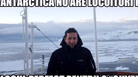 Protest printre pinguini: un român din Antarctica s-a solidarizat cu 