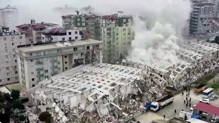 CUTREMUR în TURCIA. Imaginile groazei, filmate cu drona în provincia de frontieră Hatay