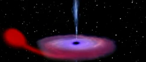 O gaură neagră se „trezește după 26 de ani