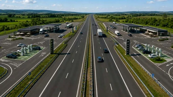 Apar primele benzinării pe A 7, Autostrada Moldovei. Ce dotări au și când vor fi finalizate