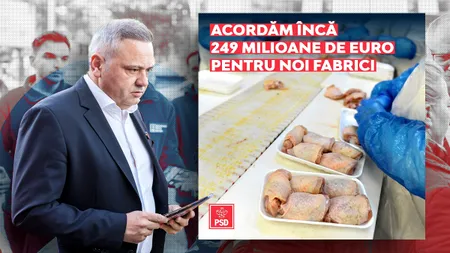 Ministrul AGRICULTURII anunță buget suplimentat cu 250 milioane euro/ Florin BARBU: