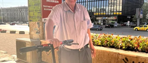 Povestea emoționantă a unui pensionar din Iași: „Acest om de peste 70 de ani mi-a zis că vrea să închirieze o trotinetă