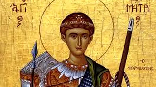Sfântul Dumitru din Salonic și Sfântul Dimitrie cel Nou, sărbătoriți în 26 și 27 octombrie