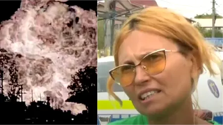 VIDEO | Explozii Crevedia. Mărturia în lacrimi a unei femei rămase fără casă: ”Nu mai e nimic, totul e ars”
