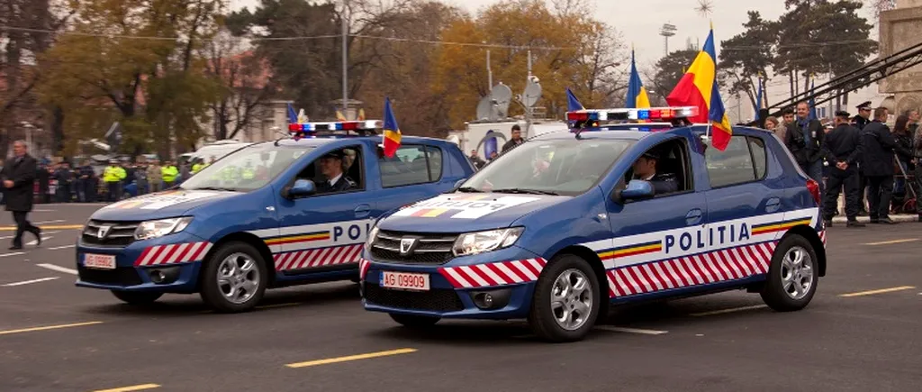 1 DECEMBRIE 2012. Autospecialele Poliției Române prezentate la Parada Militară de la București, de la Logan și Dokker la Lotus și Jaguar- GALERIE FOTO