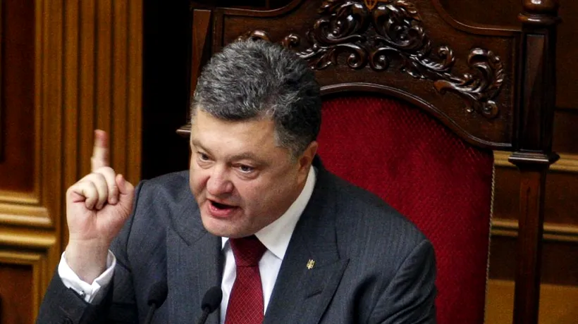 Petro Poroșenko: Ucraina este pregătită să se apere militar, dacă procesul de pace va eșua
