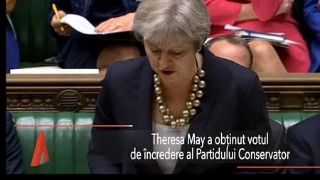 THERESA MAY rămâne lider al Partidului Conservator și premier al Marii Britanii: Voi oferi oamenilor Brexitul pentru care au votat