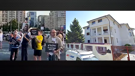 VIDEO EXCLUSIV | Protest în Piața Victoriei după scandalul azilelor groazei. Ce spun manifestanții