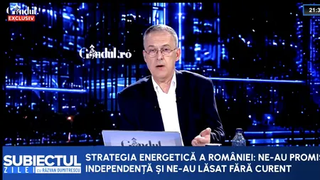 Răzvan Dumitrescu, dezvăluiri despre cum am ajuns în criză de curent electric chiar dacă aveam strategii naționale care promiteau contrariul