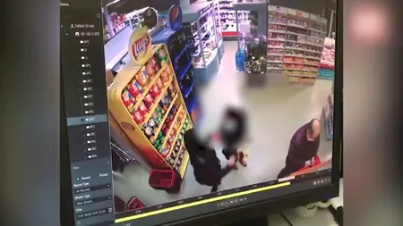 Imagini cu momentul în care Cristina Joia este lovită în figură și culcată la pământ! ATENȚIE, SCENE ȘOCANTE