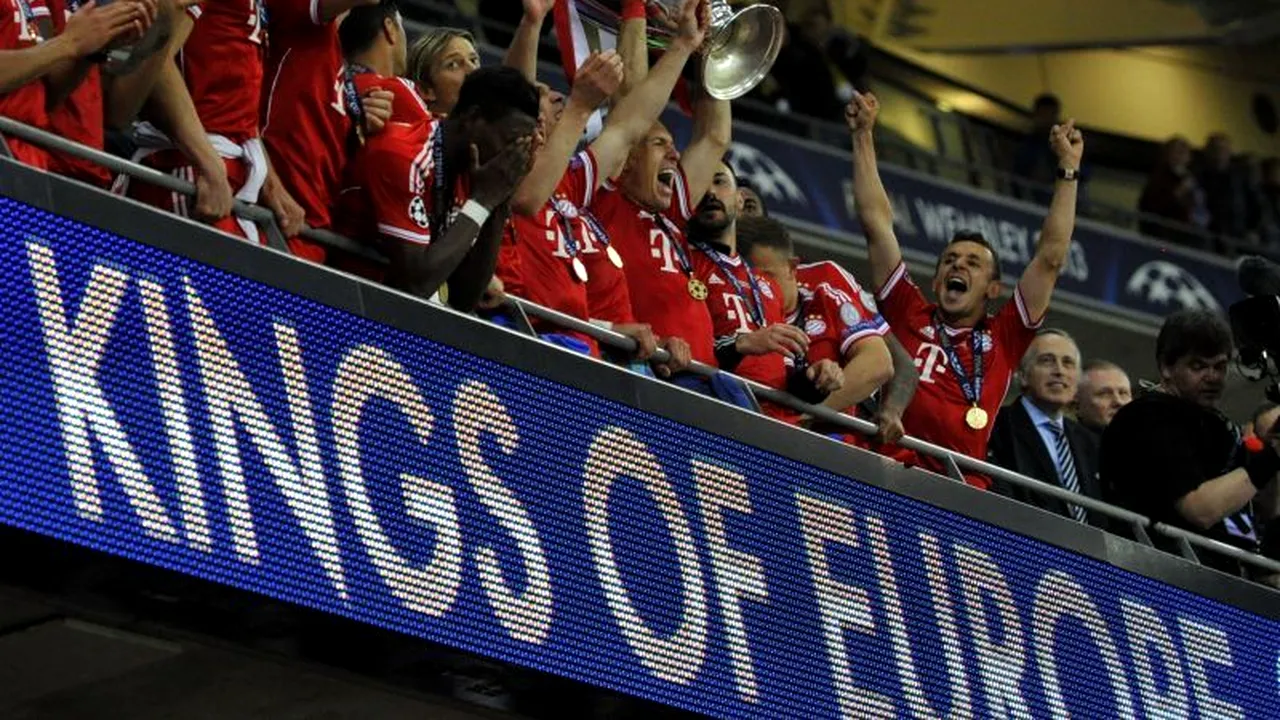 Bayern Munchen a învins Borussia Dortmund cu 2-1 și a câștigat trofeul UEFA Champions League