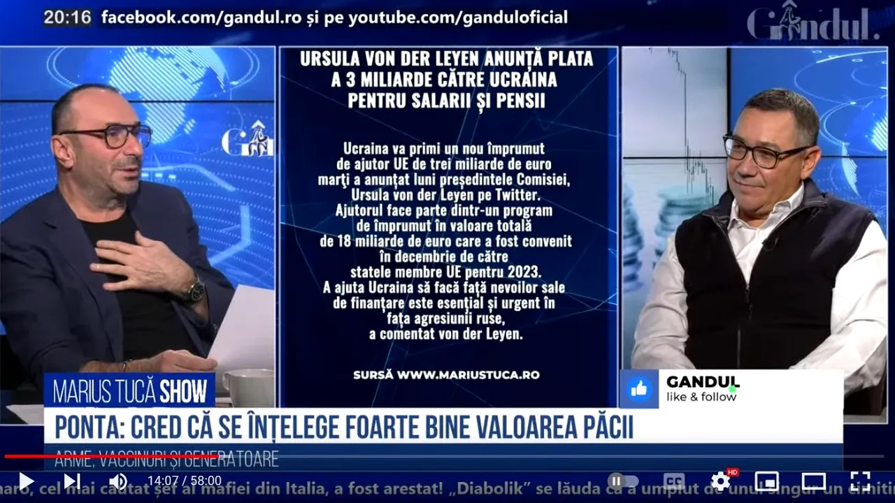 Poll Marius Tucă Show: Ar trebui taxate companiile energetice care recurg la „artificii” pentru a ocoli taxa de solidaritate?