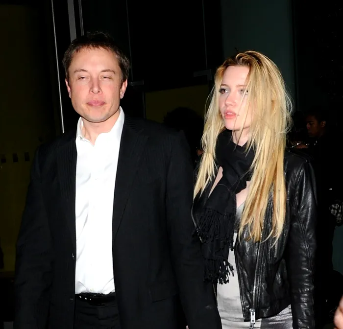 Elon Musk și actrița Talulah Riley în 2010 