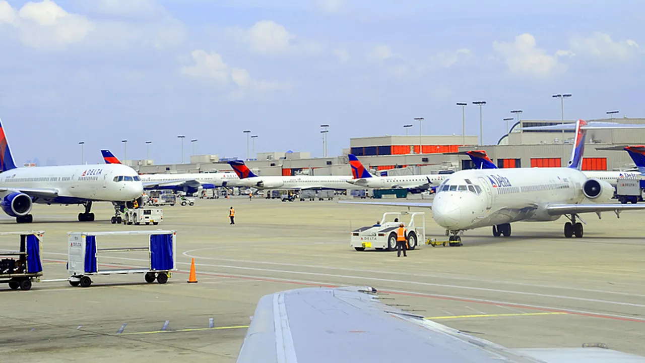 O companie aeriană anunță că niciun avion al său nu mai decolează, luni după-amiază