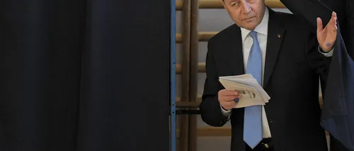 Alegeri prezidențiale 2019| Traian Băsescu: Alegerile, un moment fundamental de schimb de generații