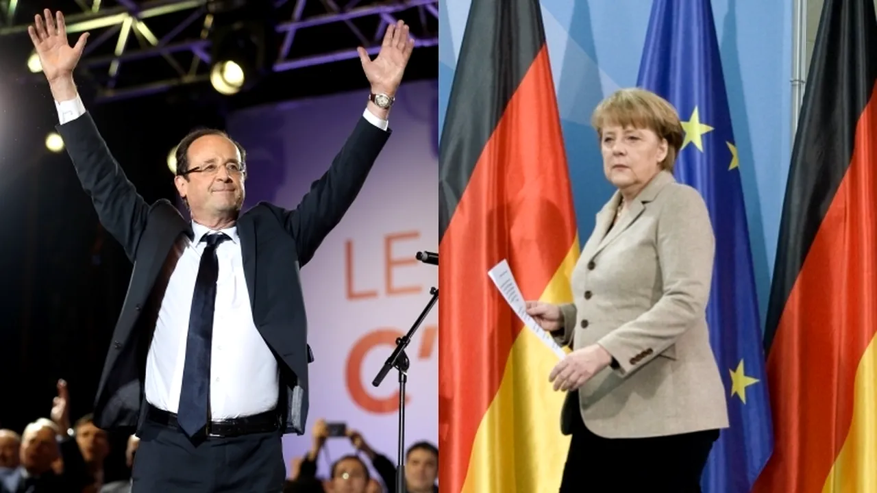 Francois Hollande se va întâlni cu Angela Merkel în Germania la 16 mai