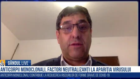 VIDEO | Cum pot contribui anticorpii monoclonali la reducerea riscului de agravare a infecției cu COVID-19 la pacienții care au imunitate scăzută. Explicațiile unui medic hematolog