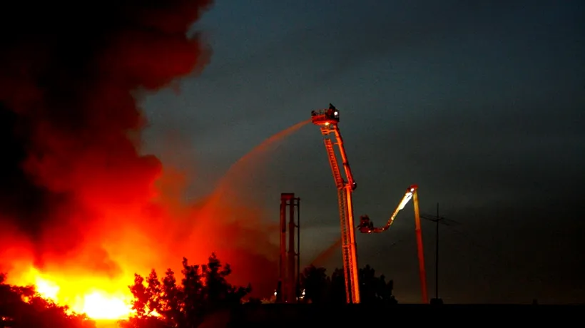 Incendiu la un restaurant turcesc de pe Calea Floreasca