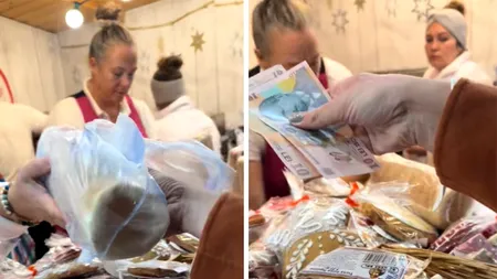 Cât a dat această româncă pe un kurtoș colac, la Târgul de Crăciun din Craiova. Oamenii sunt revoltați