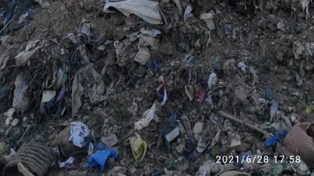 Groapa de gunoi a municipiului Sighișoara a luat foc. Zona, aproape de un dezastru ecologic