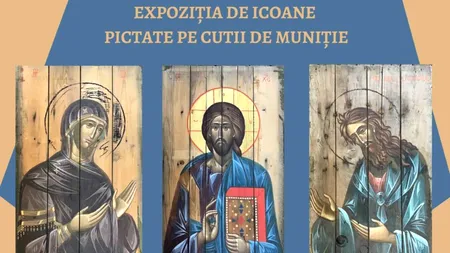 Expoziție inedită de icoane pictate pe cutii de muniție, la Muzeul Național al Țăranului Român, între 18 octombrie și 13 noiembrie