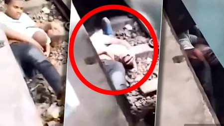 Gest incredibil în Bangladesh. Un tată a devenit scut uman pentru a-și proteja fiul care a căzut pe șinele de tren