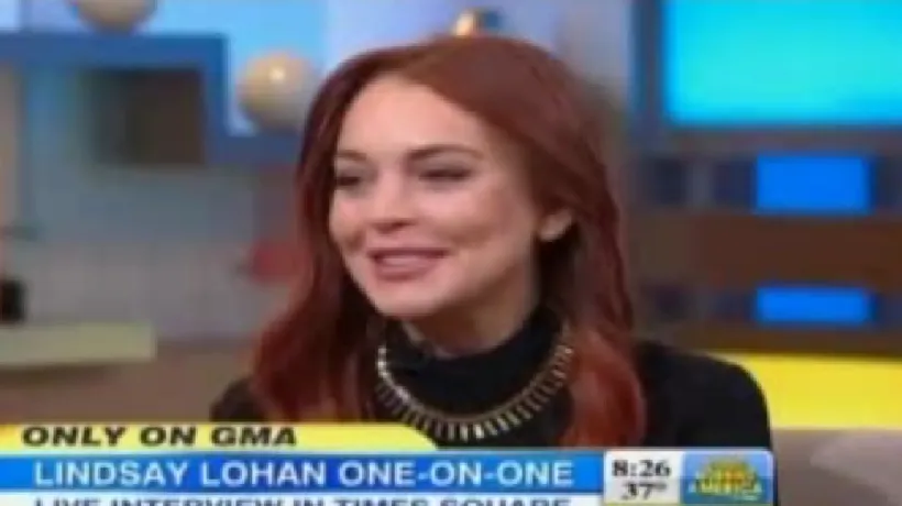 Lindsay Lohan a aflat în timpul unei emisiuni că are o soră vitregă - VIDEO