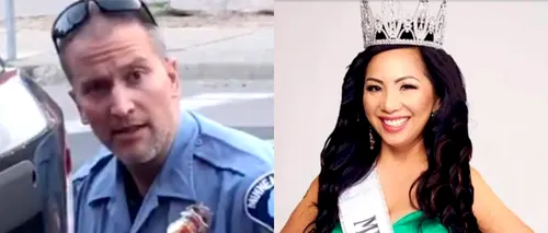 CAZUL GEORGE FLOYD. Polițistul „criminal”, părăsit de „Miss Minnesota” ! Femeia este alături de familia bărbatului de culoare agresat de Derek Chauvin