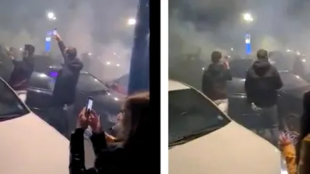 Petrecere de Halloween într-un service auto, în plină pandemie COVID-19. Petrecăreții s-au ales cu amenzi uriașe (VIDEO)