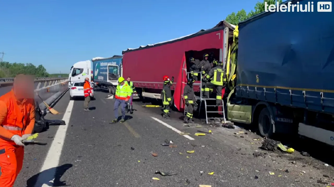 Șofer român de TIR, mort în Italia, într-un cumplit accident