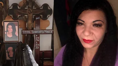 Sicriul femeii al cărei trup a fost tranșat și aruncat pe câmp a fost depus la Capela Sfânta Paraschiva