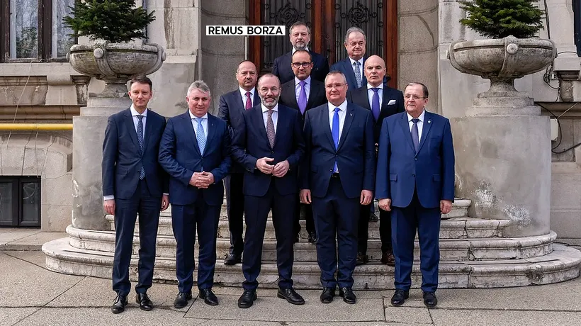 REMUS BORZA intră în poză cu șeful PPE și greii PNL / Încearcă „aranjorul” lui Ciucă să-și impună unul din oameni pentru funcția de comisar european?