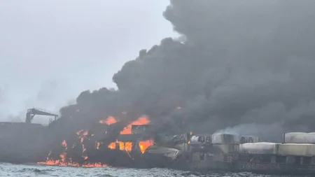 ACCIDENT în Marea Nordului. O navă cargo și un petrolier s-au ciocnit