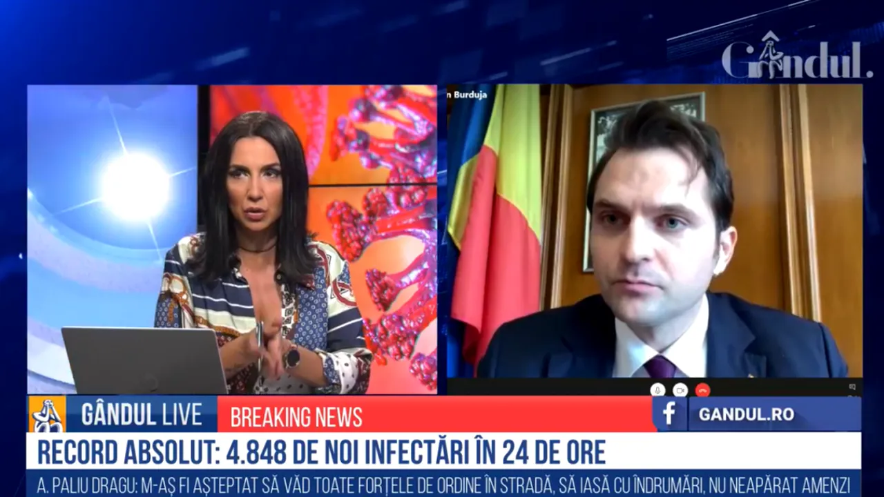 GÂNDUL LIVE. Sebastian Burduja: „Adaptabilitatea rămâne cel mai important ingredient al succesului în gestionarea pandemiei”