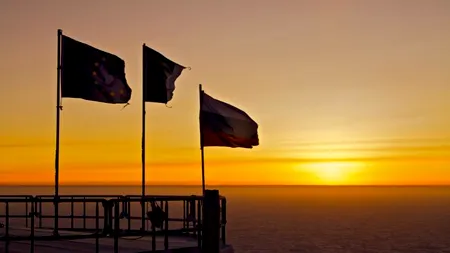 Cum răsare soarele la Polul Sud. GALERIE FOTO