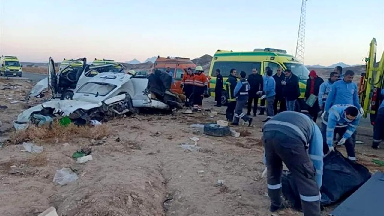 Egipt: Cel puțin 17 morți și 17 răniți după coliziunea dintre un microbuz și un autobuz