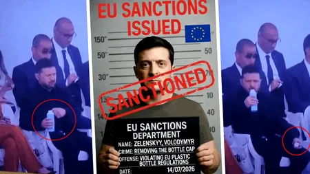 Volodimir Zelenski, ironizat pe internet după un gest făcut la Summit-ul Ucraina-Europa de Sud-Est