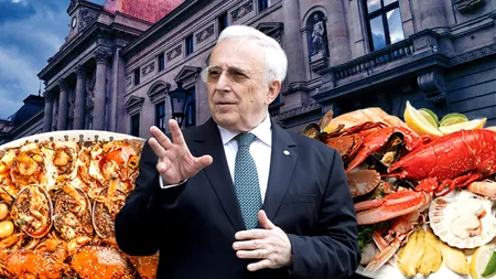 Huzur la BNR. În plină AUSTERITATE, instituția condusă de Isărescu cumpără fructe de mare de 1 milion de euro. Ce delicatese mănâncă angajații