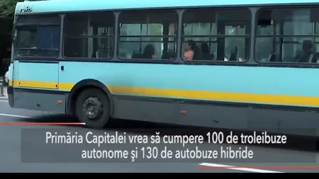Primăria Capitalei: 488 de milioane de lei pentru troleibuze autonome și hibride