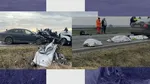 Accident rutier TERIBIL în Dolj. Un TIR și două mașini s-au făcut praf. Trei morți și șase răniți grav. Principalul vinovat, o tânără de 19 ani