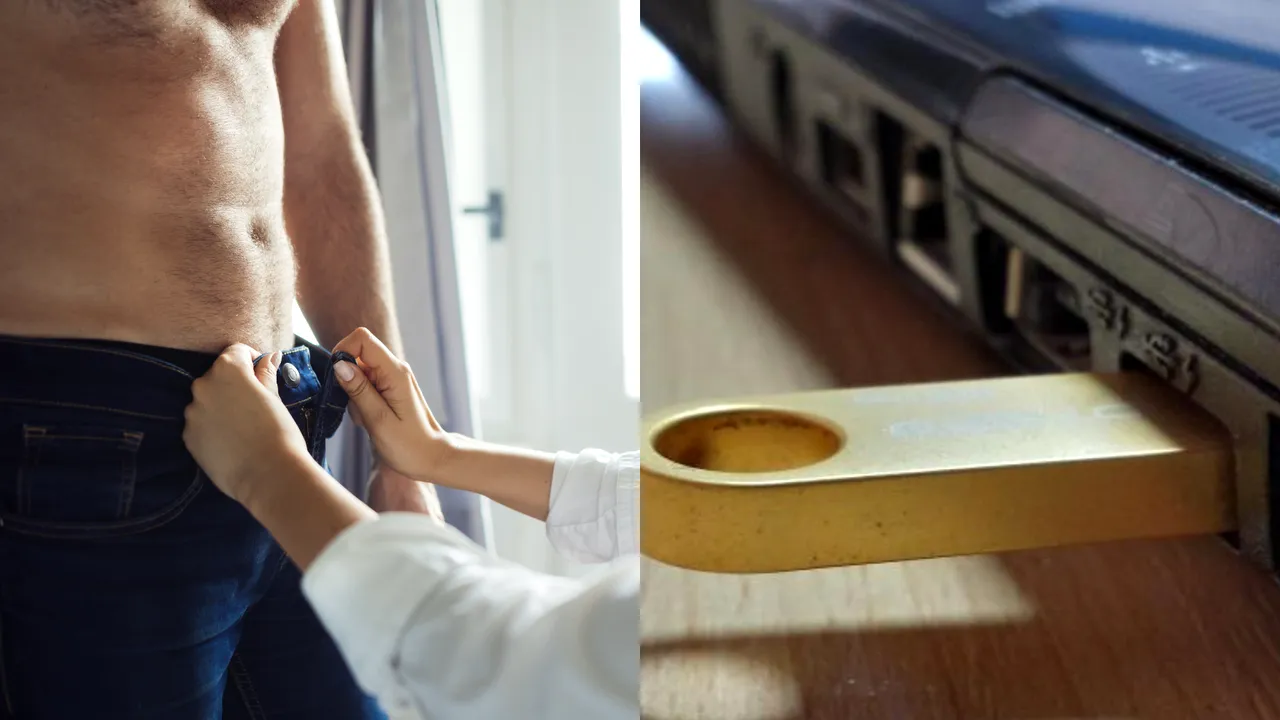 A descoperit în mașina ei un stick și acum este îngrozită. „Credeam că e un film porno, dar l-am recunoscut pe soțul meu