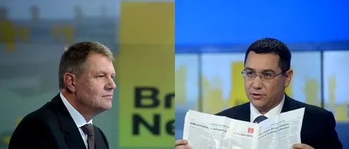Klaus Iohannis merge diseară la B1 TV, pentru a doua DEZBATERE cu Victor Ponta