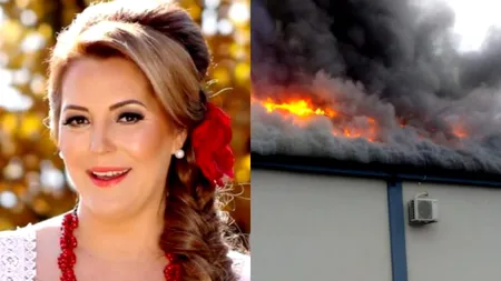 Amendă pentru cântăreața Angela Rusu, după incendiul la sala de evenimente fără autorizație