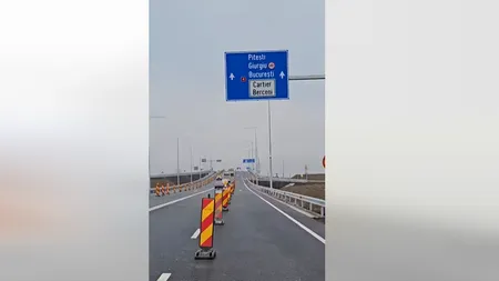 Veste bună pentru șoferi: S-a deschis circulația pe noul pasaj rutier peste Autostrada Bucureştiului A0