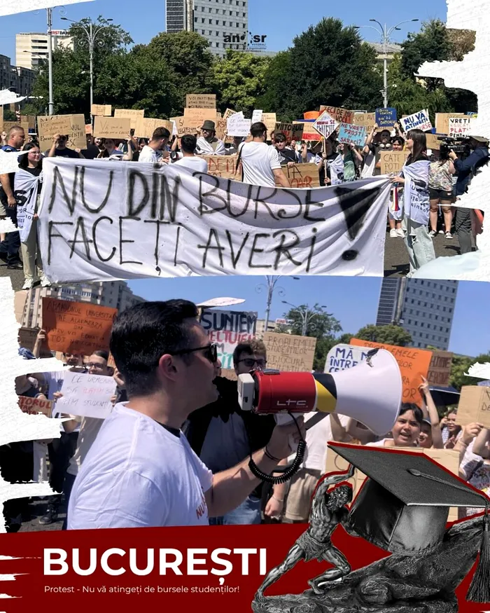 Elevii şi studenţii PROTESTEAZĂ duminică, în Capitală