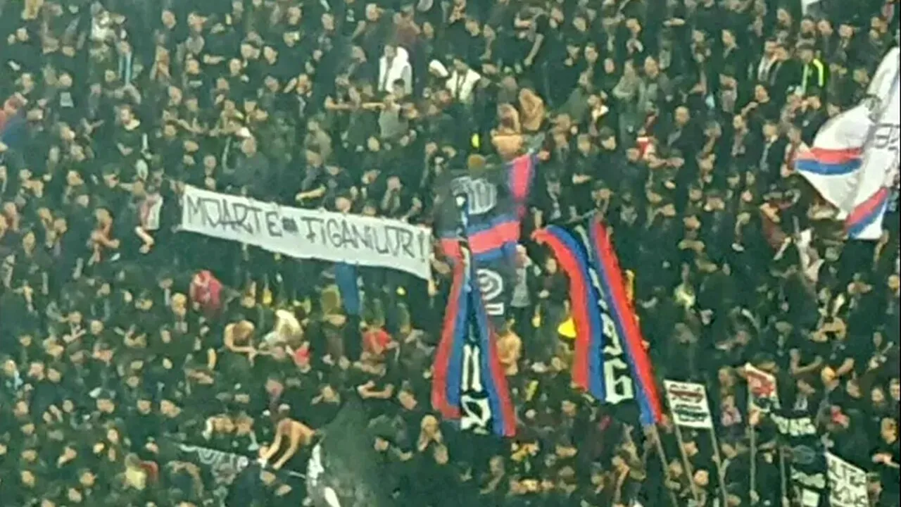 Partida Romilor a depus plângere penală împotriva suporterilor FCSB! „Instigă la violenţă, ură şi discriminare”