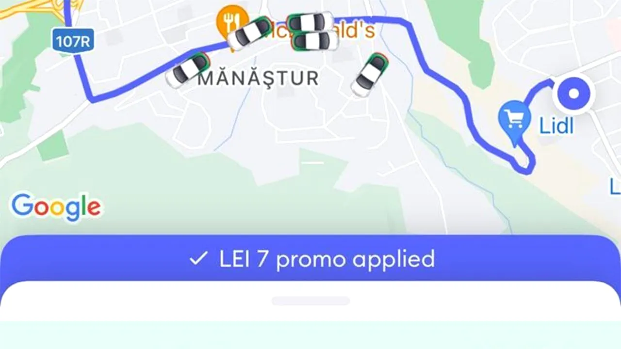 Ireal! Câți lei a plătit un bărbat din Cluj-Napoca pentru o cursă Bolt de 7 kilometri