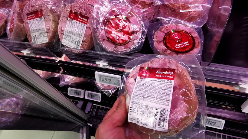Avem eticheta! Din ce e făcută, de fapt, toba de porc pe care românii o cumpără din Auchan