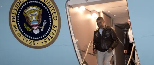 Moment delicat pentru Barack Obama. Ce i s-a întâmplat președintelui pe scara Air Force One