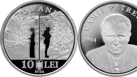 BNR lansează o monedă de colecție, din argint, la 130 de ani de la nașterea scriitorului Camil Petrescu. Cât costă și care este tirajul maxim